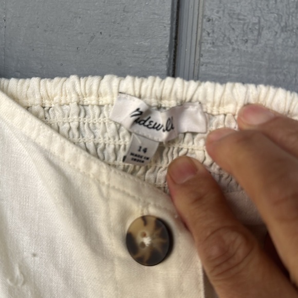 NWT Madewell  Button-Down Dress Size 14 - Picture 3 of 7